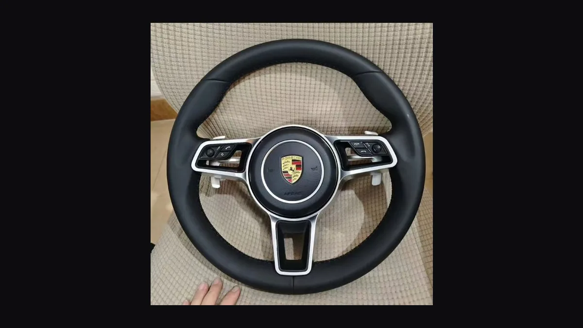 Porsche 718 Nappa Leather Steering Wheel — Custom Steering Wheel